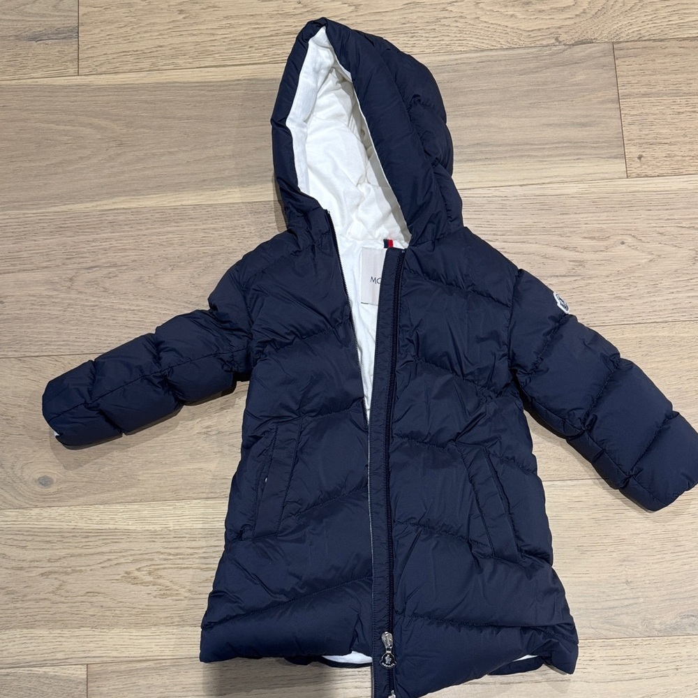Moncler Dark Blue Kids Puffer Jacket